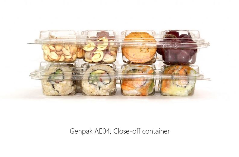 Genpak AE04 close off container