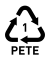 #1 PETE - Polyethylene Terepthalate