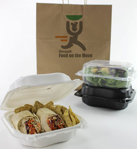 Clover food containers for delivery, takeout