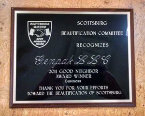 Good Neighbor Award - Beautification