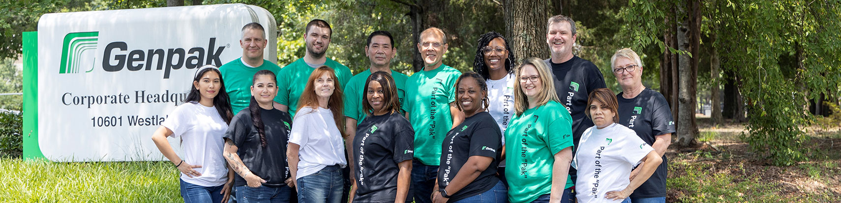 Genpak employees at Charlotte headquarters