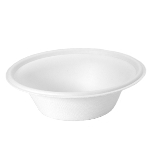Natural White 12 oz. Round Bowl