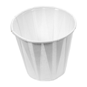 W4F, Cone Cup Rolled Rim 4 oz., 2.5 dia x 3.625 height