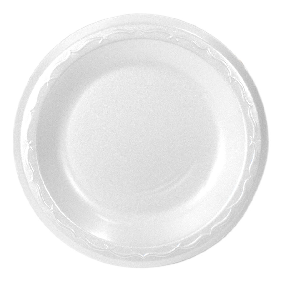 White 6" Round Plate