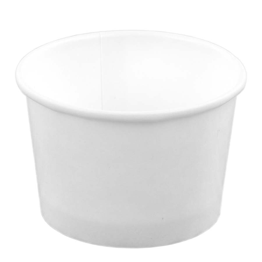 Genpak AD04 4 oz. Clear Hinged Deli Container - 100/Pack - Splyco