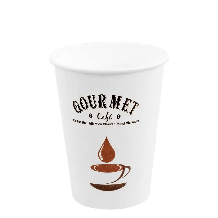 HD225-P-GOURCAF | Hot Drink Cup Stock Design 8 oz. | Genpak