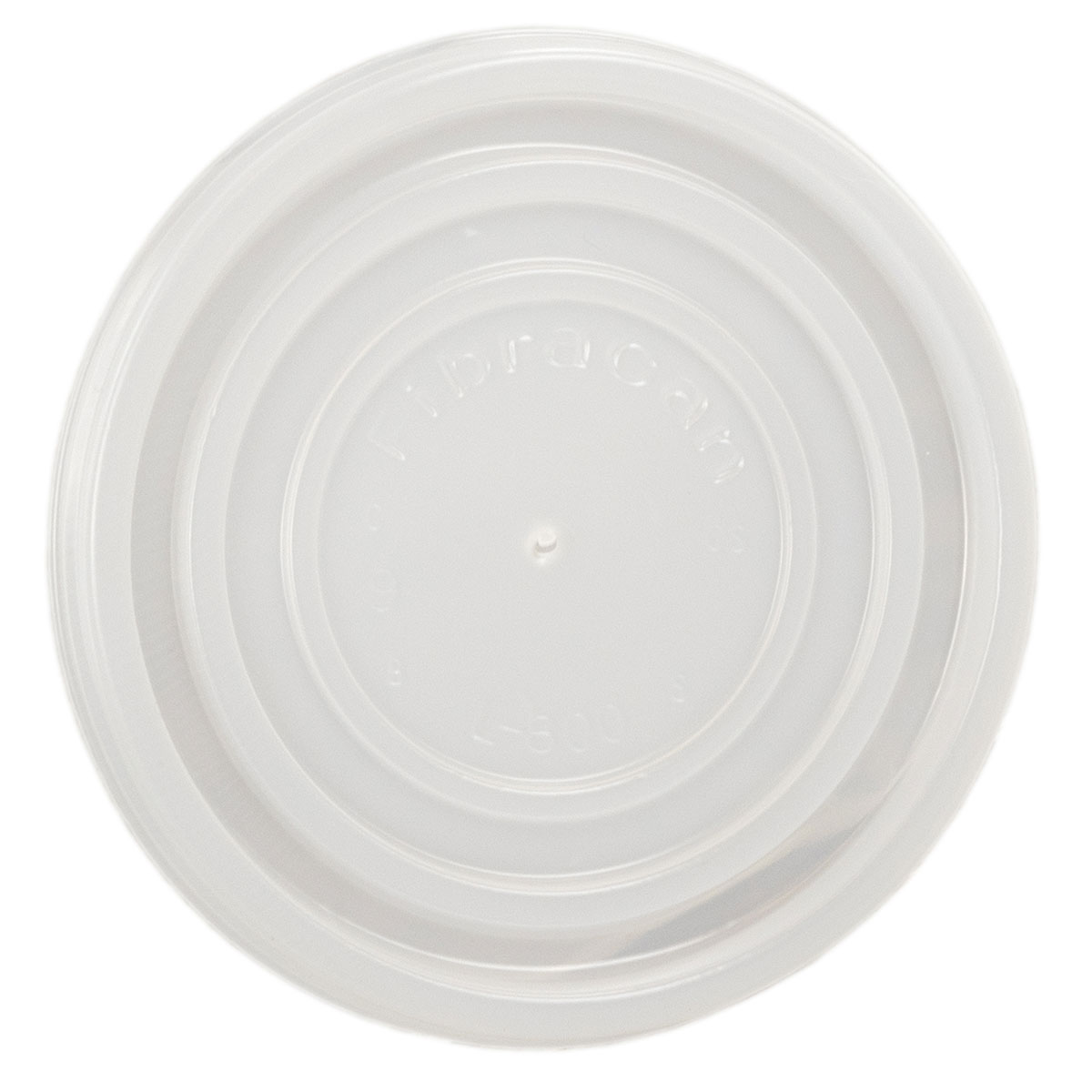 Translucent HIPS Lid for 5 oz. Econo Rolled Rim Container