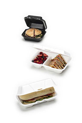 Foam containers perfect for snacks!