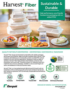 Harvest Fiber product flyer