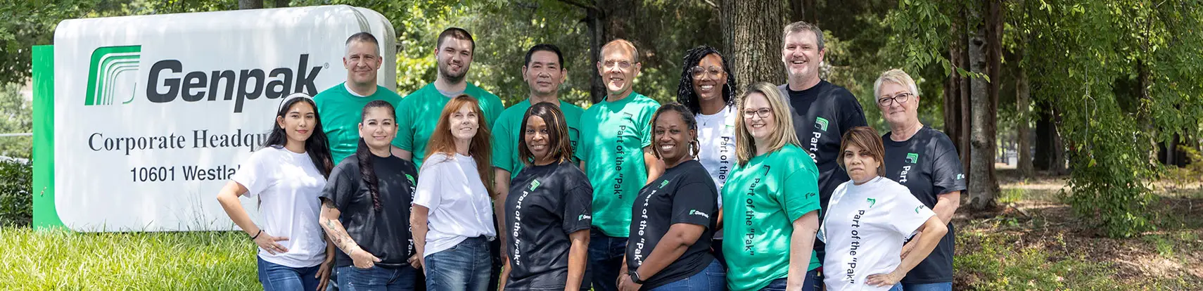 Genpak employees at Charlotte headquarters