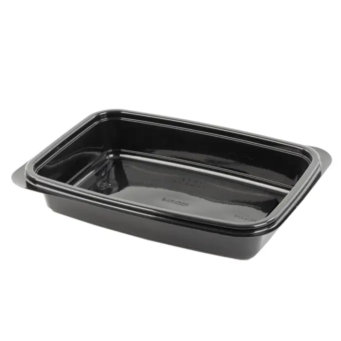 Black 24 oz. Rectangle Container