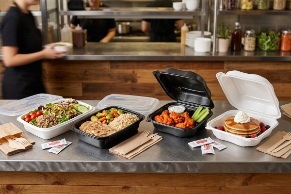 hinged and 2-piece food containers